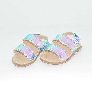 Cat & Jack Shiny Multi Color Shoes Sz 5